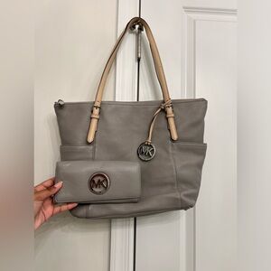 Michael Kors leather handbag